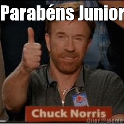 Parab�ns Junior 