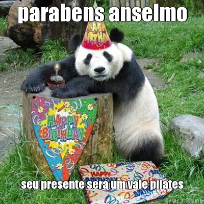parabens anselmo seu presente ser� um vale pilates