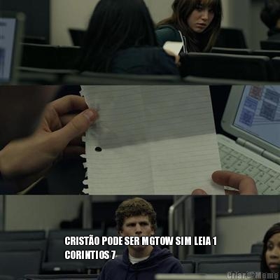  CRIST�O PODE SER MGTOW SIM LEIA 1
CORINTIOS 7