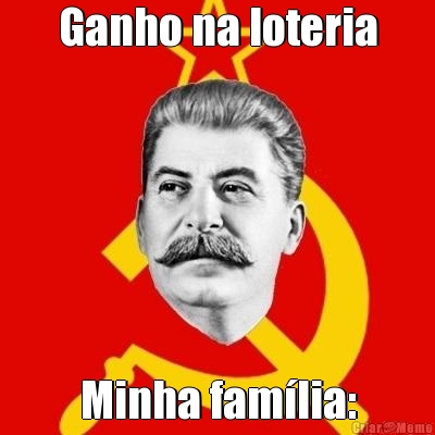 Ganho na loteria Minha fam�lia: