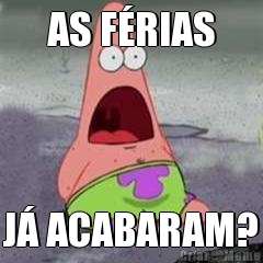 AS F�RIAS J� ACABARAM?