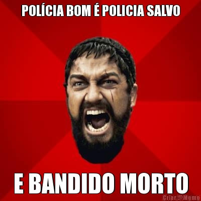 POL�CIA BOM � POLICIA SALVO E BANDIDO MORTO