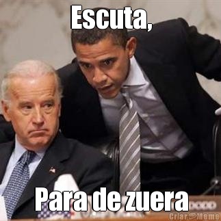 Escuta, Para de zuera