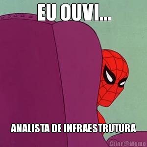 EU OUVI... ANALISTA DE INFRAESTRUTURA