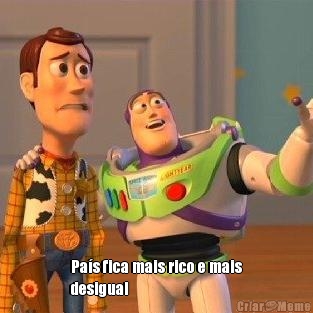  Pa�s fica mais rico e mais
desigual
