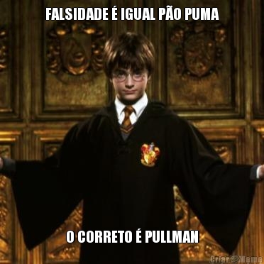 FALSIDADE � IGUAL P�O PUMA O CORRETO � PULLMAN