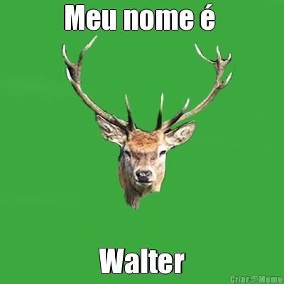 Meu nome �  Walter