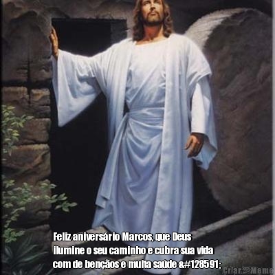  Feliz anivers�rio Marcos, que Deus
ilumine o seu caminho e cubra sua vida
com de ben��os e muita sa�de 🙏