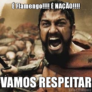 � Flamengo!!!! � NA��O!!!! VAMOS RESPEITAR
