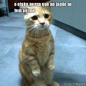 o otaku pensa que no jap�o s�
tem anime 