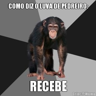 COMO DIZ O LUVA DE PEDREIRO: RECEBE