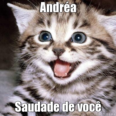 Andr�a Saudade de voc�