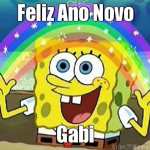 Feliz Ano Novo Gabi