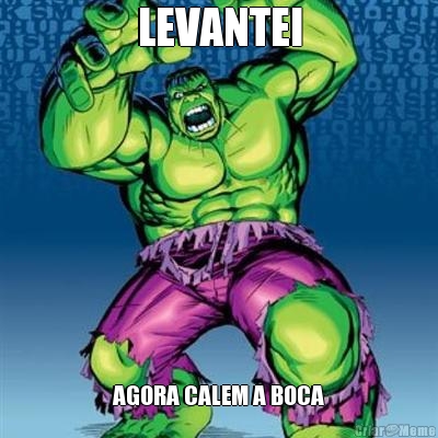 LEVANTEI AGORA CALEM A BOCA