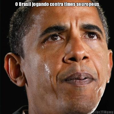 O Brasil jogando contra times seuropeus 