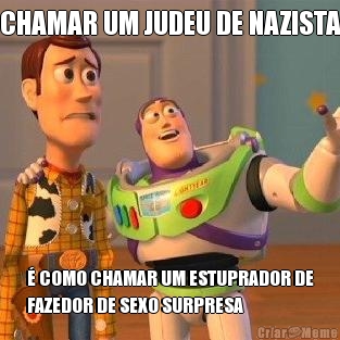 CHAMAR UM JUDEU DE NAZISTA � COMO CHAMAR UM ESTUPRADOR DE
FAZEDOR DE SEXO SURPRESA