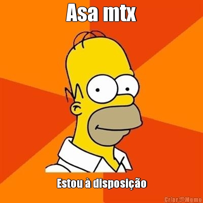 Asa mtx Estou � disposi��o