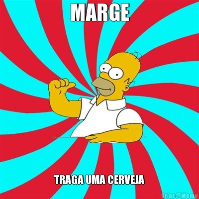 MARGE TRAGA UMA CERVEJA