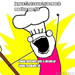 japan first country to reach
median age 50 jap�o primeiro pa�s a alcan�ar
idade mediana 50