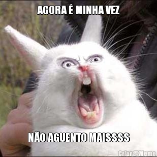 AGORA � MINHA VEZ


 N�O AGUENTO MAISSSS
