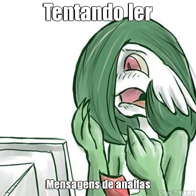 Tentando ler Mensagens de analfas