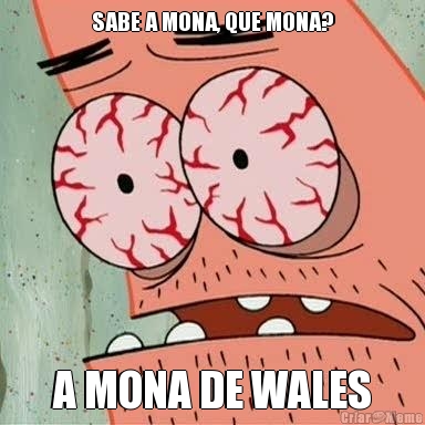 SABE A MONA, QUE MONA? A MONA DE WALES