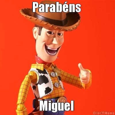Parab�ns  Miguel 