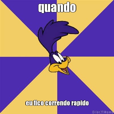 quando eu fico correndo rapido

