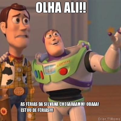 OLHA ALI!! AS F�RIAS DA SILVANA CHEGARAAMM! OBAAA! 
ESTOU DE F�RIAS!!!