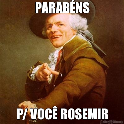 PARAB�NS P/ VOC� ROSEMIR