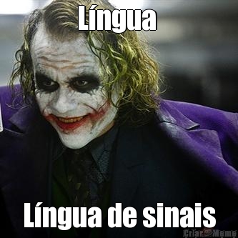 L�ngua  L�ngua de sinais