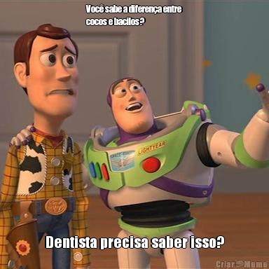 Voc� sabe a diferen�a entre
cocos e bacilos? Dentista precisa saber isso?
