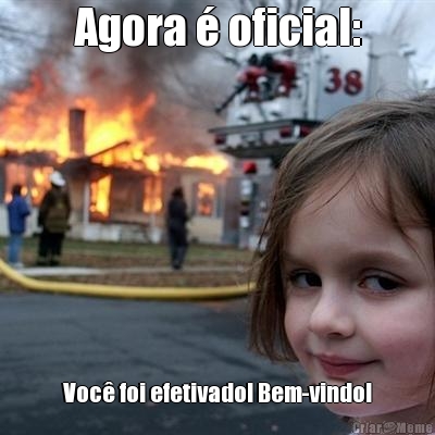 Agora � oficial: Voc� foi efetivado! Bem-vindo!