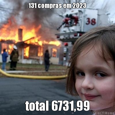 131 compras em 2023 total 6731,99