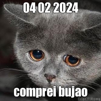 04 02 2024 comprei bujao