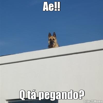 Ae!! Q t� pegando?