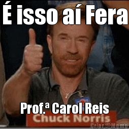 � isso a� Fera Prof.� Carol Reis