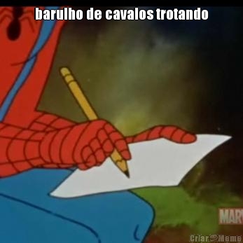 barulho de cavalos trotando 