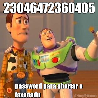 23046472360405
 password para abortar o
faxanadu