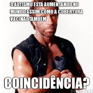 O AUTISMO EST� AUMENTANDO NO
MUNDO ASSIM COMO A COBERTURA
VACINAL TAMB�M COINCID�NCIA?