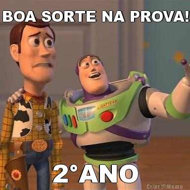 BOA SORTE NA PROVA! 2�ANO