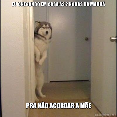 EU CHEGANDO EM CASA �S 2 HORAS DA MANH� PRA N�O ACORDAR A M�E