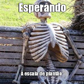 Esperando A escala de plant�o 
