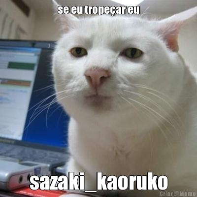 se eu trope�ar eu sazaki_kaoruko
