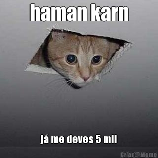 haman karn j� me deves 5 mil