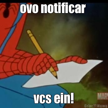 ovo notificar  vcs ein!
