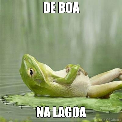 DE BOA NA LAGOA