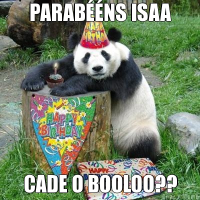 PARAB��NS ISAA CADE O BOOLOO??