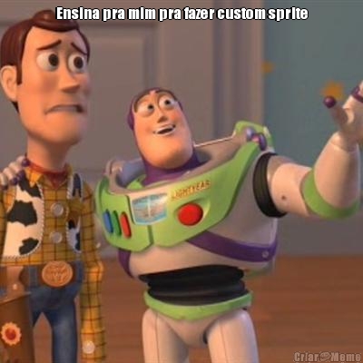 Ensina pra mim pra fazer custom sprite 