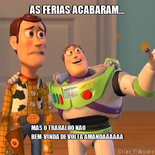 AS FERIAS ACABARAM... MAS O TRABALHO NAO
BEM-VINDA DE VOLTA AMANDAAAAAA